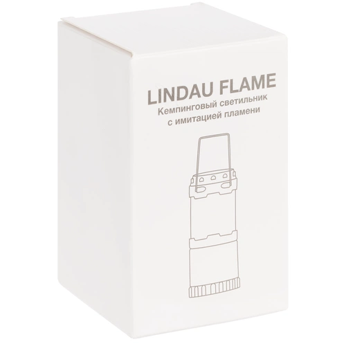 Кемпинговый фонарь с имитацией пламени Lindau Flame, черный Кемпинговый фонарь с имитацией пламени Lindau Flame, черный