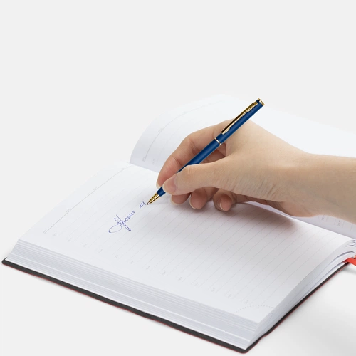 Ручка шариковая Hotel Gold, ver.2, матовая синяя Ручка шариковая Hotel Gold, ver.2, матовая синяя