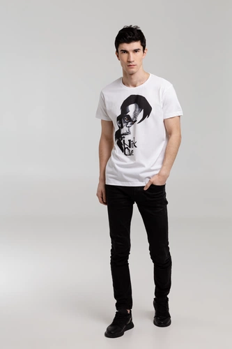 Футболка «Меламед. Nick Cave», белая Футболка «Меламед. Nick Cave», белая