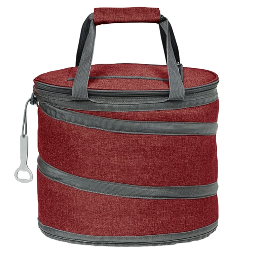 Складная термосумка Coast, бордовая Складная термосумка Coast, бордовая