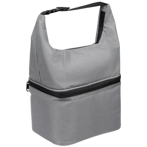 Термосумка с ланчбоксом Smakk, серая Термосумка с ланчбоксом Smakk, серая