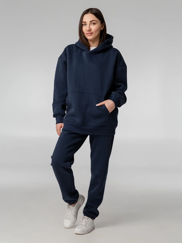 Худи Kulonga Oversize, темно-синее Худи Kulonga Oversize, темно-синее