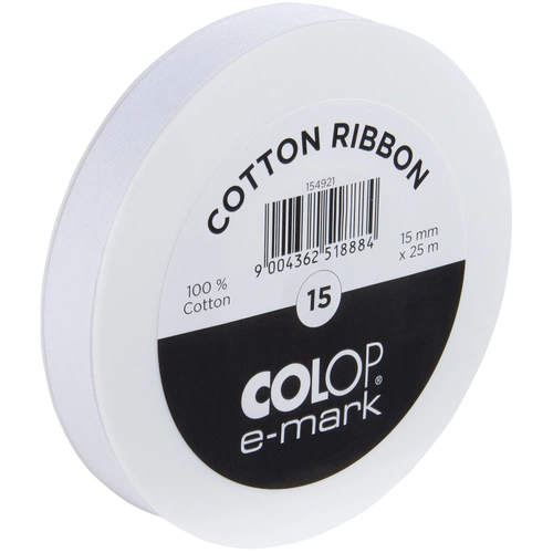 Лента Colop E-mark 15, белая Лента Colop E-mark 15, белая