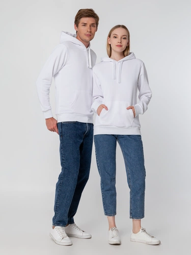 Худи унисекс Sublimatism, белое Худи унисекс Sublimatism, белое