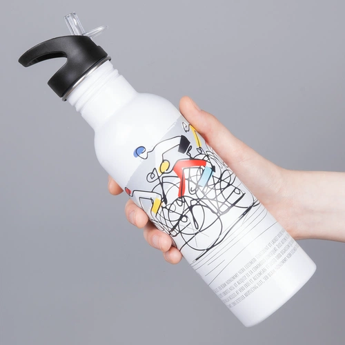 Спортивная бутылка Cycleway, белая Спортивная бутылка Cycleway, белая