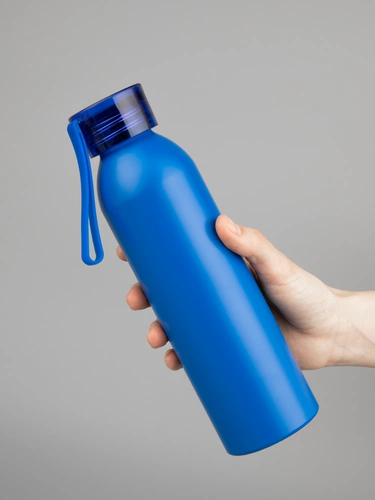 Бутылка для воды Brooke, матовая синяя Бутылка для воды Brooke, матовая синяя