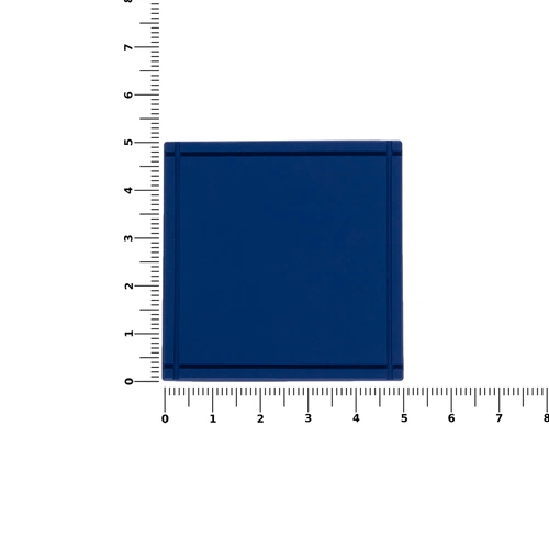 Лейбл из ПВХ Dzeta, L, синий Лейбл из ПВХ Dzeta, L, синий