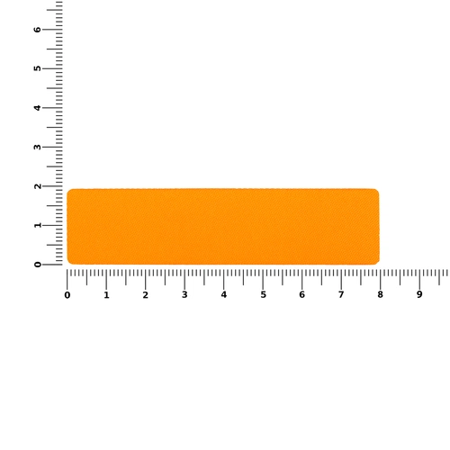 Наклейка тканевая Lunga, S, оранжевый неон Наклейка тканевая Lunga, S, оранжевый неон