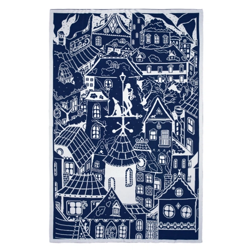 Плед на заказ Tricksy Net, 2 цвета, L, полушерсть Плед на заказ Tricksy Net, 2 цвета, L, полушерсть