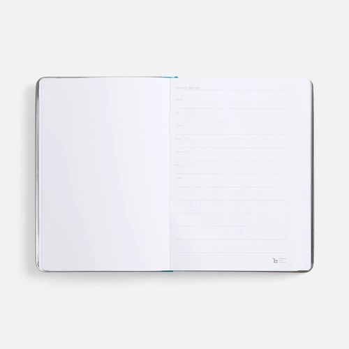 Ежедневник Metal Frame на заказ, датированный, бирюзовый Ежедневник Metal Frame на заказ, датированный, бирюзовый