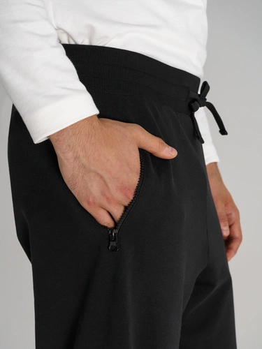 Джоггеры унисекс Kosmos, черные Джоггеры унисекс Kosmos, черные