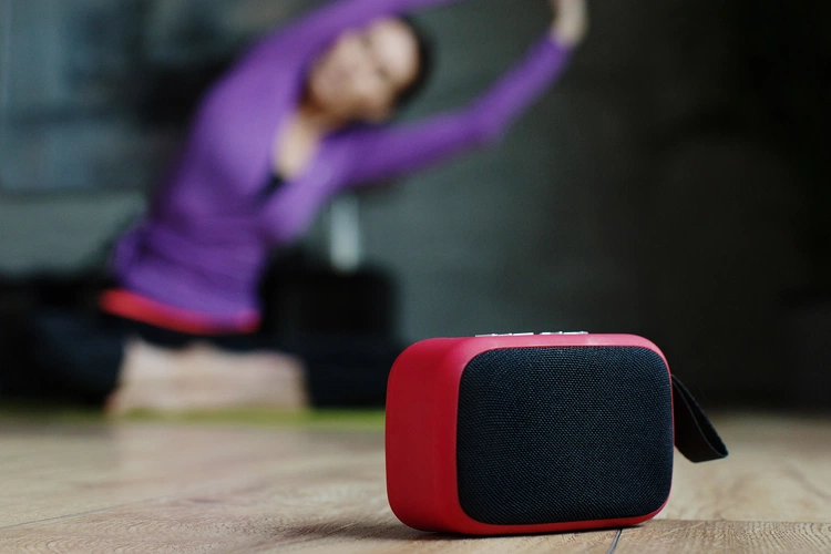 Беспроводная колонка Borsetta, черная Беспроводная колонка Borsetta, черная