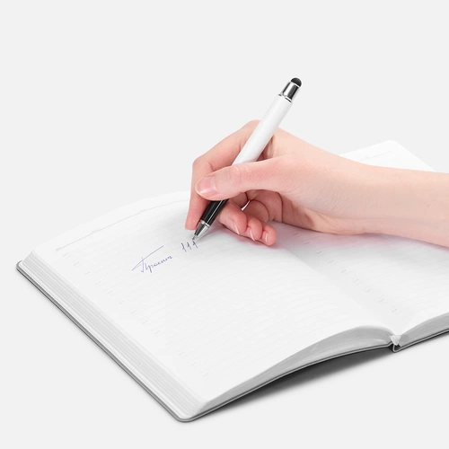 Роллер Scribo со стилусом, матовый белый Роллер Scribo со стилусом, матовый белый