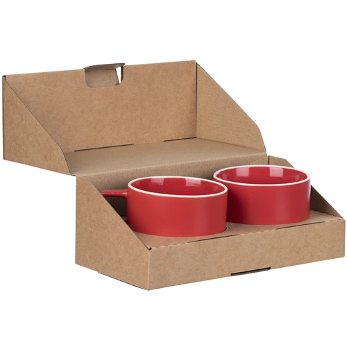 Коробка Klep для двух кружек, крафт Коробка Klep для двух кружек, крафт