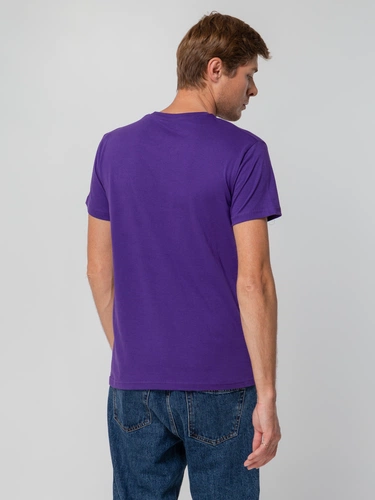 Футболка унисекс T-bolka 140, фиолетовая Футболка унисекс T-bolka 140, фиолетовая