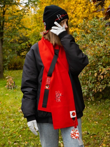 Сет Urban Flow, черно-красный с нанесением и кастомизацией Сет Urban Flow, черно-красный с нанесением и кастомизацией