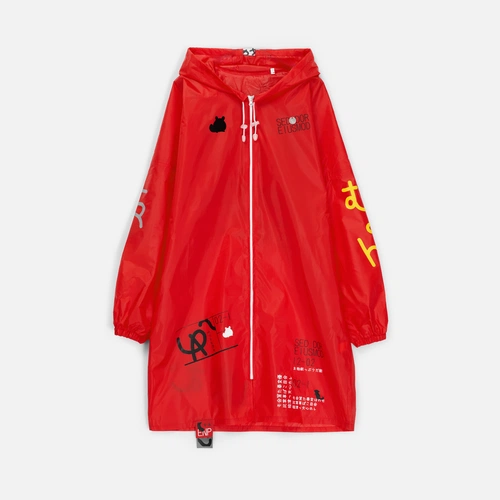 Дождевик Rainman Zip, красный с нанесением и кастомизацией Дождевик Rainman Zip, красный с нанесением и кастомизацией