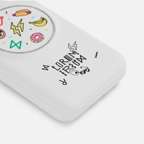 Аккумулятор Omni Qi 10000 мАч, ver.2, белый с нанесением