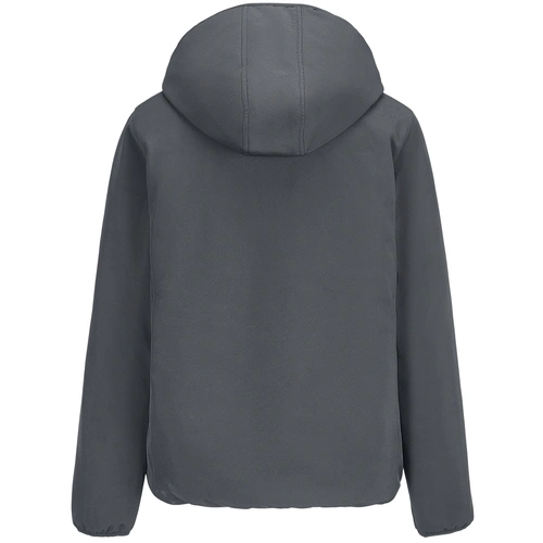 Куртка софтшелл с капюшоном женская Falcon Women, темно-серая Куртка софтшелл с капюшоном женская Falcon Women, темно-серая