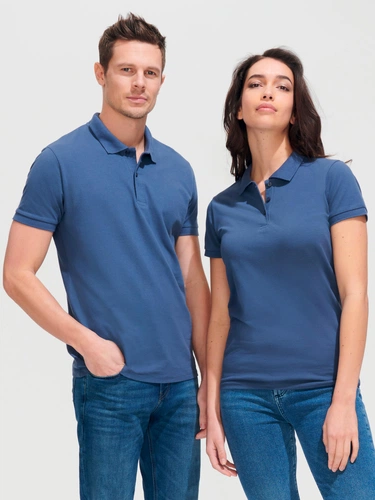 Рубашка поло женская Perfect Women 180 темно-серая Рубашка поло женская Perfect Women 180 темно-серая