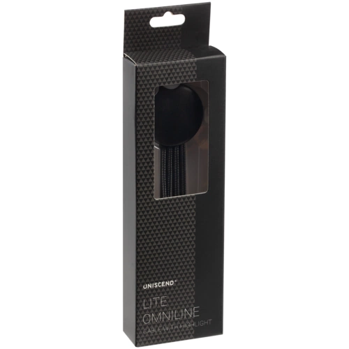 Кабель-брелок с подсветкой логотипа Lite Omniline Кабель-брелок с подсветкой логотипа Lite Omniline