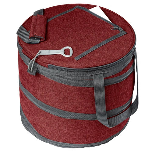 Складная термосумка Coast, бордовая Складная термосумка Coast, бордовая