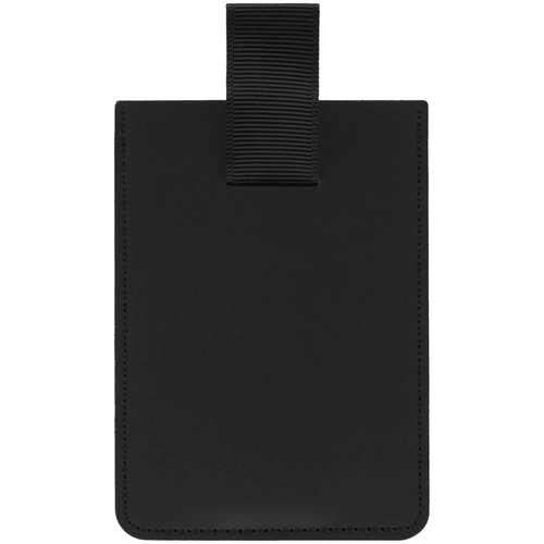 Футляр для карт Poppy с RFID-защитой, черный Футляр для карт Poppy с RFID-защитой, черный