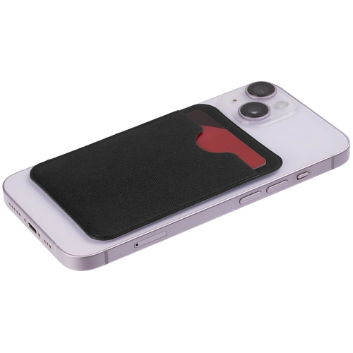 Чехол для карты на телефон Devon, черный Чехол для карты на телефон Devon, черный