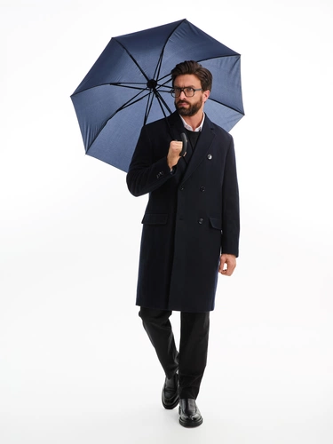 Зонт-трость Wind, темно-синий Зонт-трость Wind, темно-синий