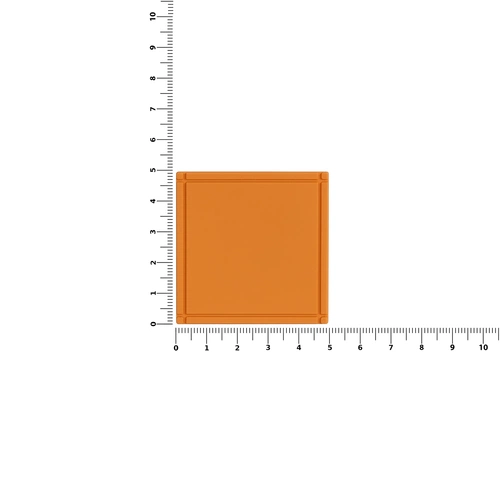 Лейбл из ПВХ Dzeta, L, оранжевый Лейбл из ПВХ Dzeta, L, оранжевый
