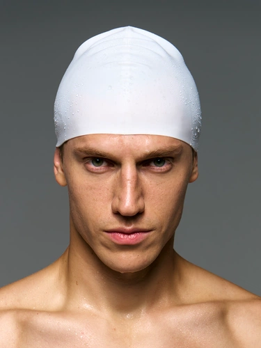 Шапочка для плавания Aquasana, белая Шапочка для плавания Aquasana, белая