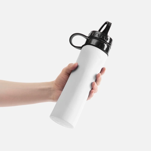 Складная бутылка для воды Langfossen, белая Складная бутылка для воды Langfossen, белая