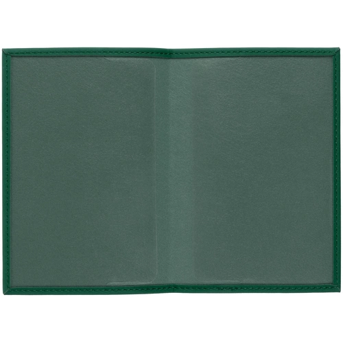 Обложка для паспорта Shall, зеленая Обложка для паспорта Shall, зеленая