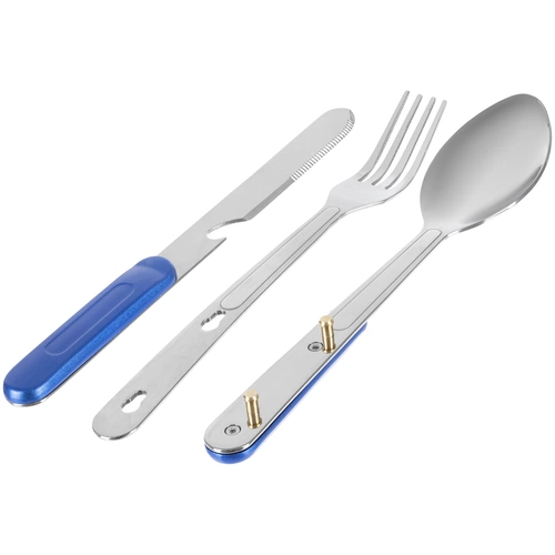 Набор походных столовых приборов Campsite, синий Набор походных столовых приборов Campsite, синий