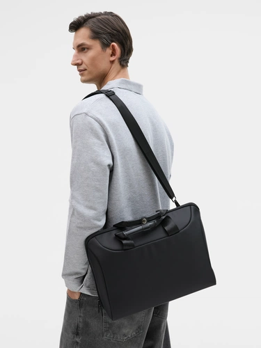 Сумка для ноутбука Storax, черная Сумка для ноутбука Storax, черная