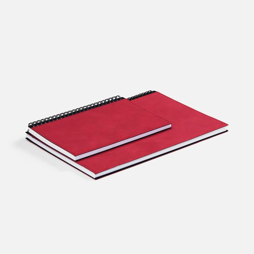 Ежедневник Notera Maxi, недатированный, красный Ежедневник Notera Maxi, недатированный, красный