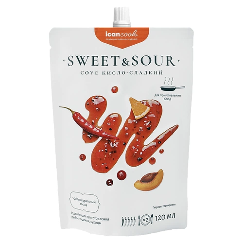 Соус Icancook, малый, кисло-сладкий Соус Icancook, малый, кисло-сладкий