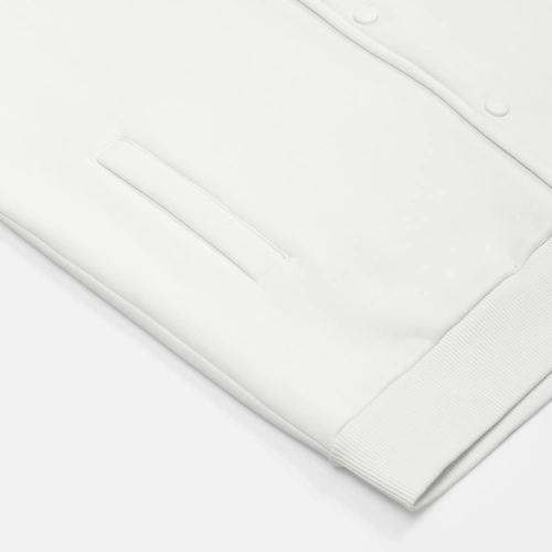 Бомбер унисекс AtmosWear, молочно-белый Бомбер унисекс AtmosWear, молочно-белый