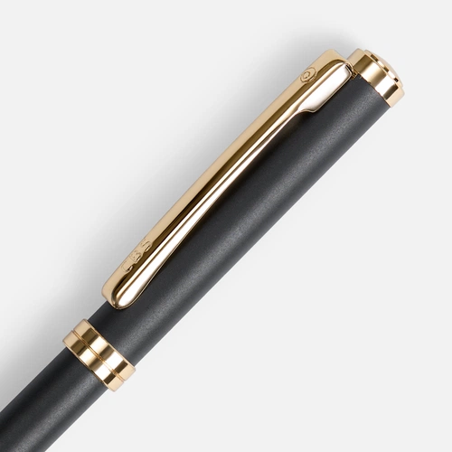 Ручка шариковая Delgado, матовая черная Ручка шариковая Delgado, матовая черная