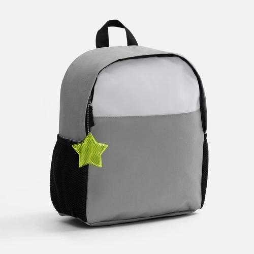 Пешеходный светоотражатель с цепочкой «Звезда», желтый неон Пешеходный светоотражатель с цепочкой «Звезда», желтый неон