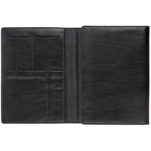 Ежедневник-портфолио Napoli, недатированный, черный Ежедневник-портфолио Napoli, недатированный, черный