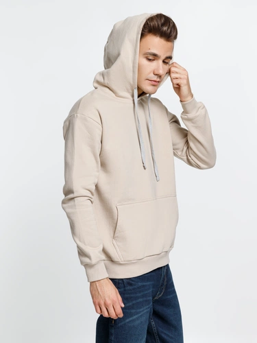 Толстовка с капюшоном Kirenga Heavy, бежевая Толстовка с капюшоном Kirenga Heavy, бежевая