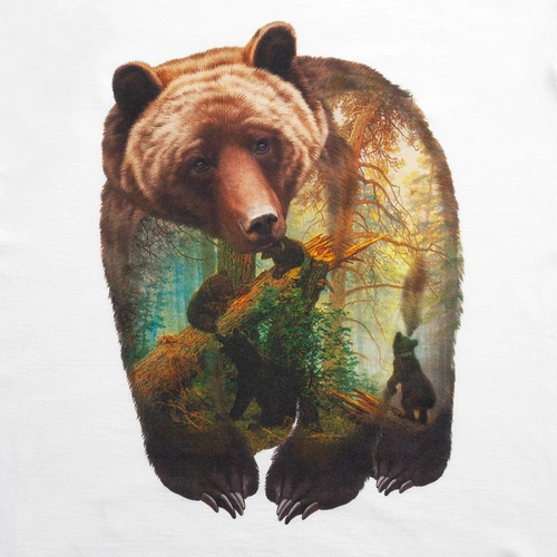 Футболка Bruin, белая Футболка Bruin, белая