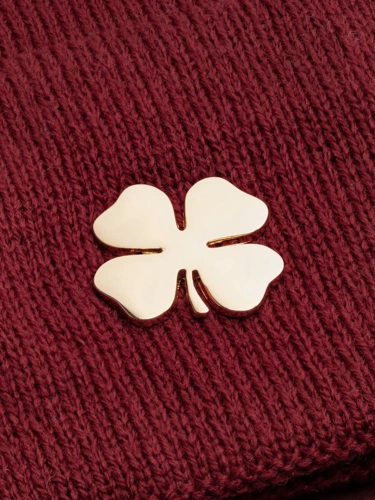 Шильдик «Счастливый клевер», золотистый Шильдик «Счастливый клевер», золотистый