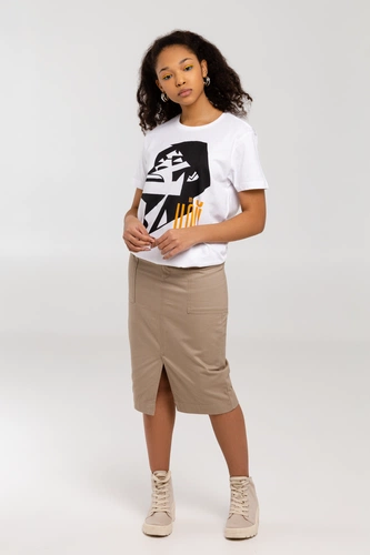 Футболка «Меламед. Виктор Цой», белая Футболка «Меламед. Виктор Цой», белая