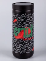 Термостакан Waterford, черный с круговой УФ-печатью с лаком