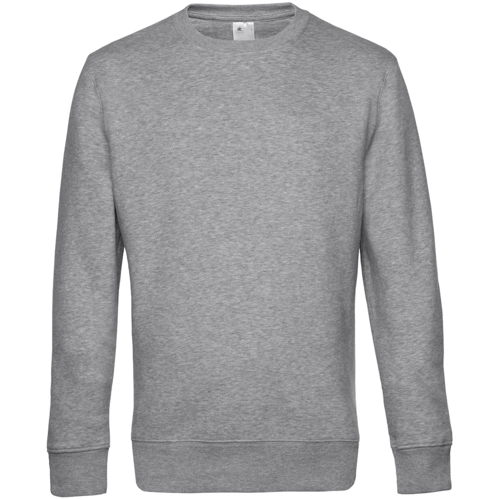 Свитшот унисекс King, серый меланж Свитшот унисекс King, серый меланж