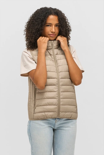 Жилет женский Stream BW Women, серо-бежевый Жилет женский Stream BW Women, серо-бежевый