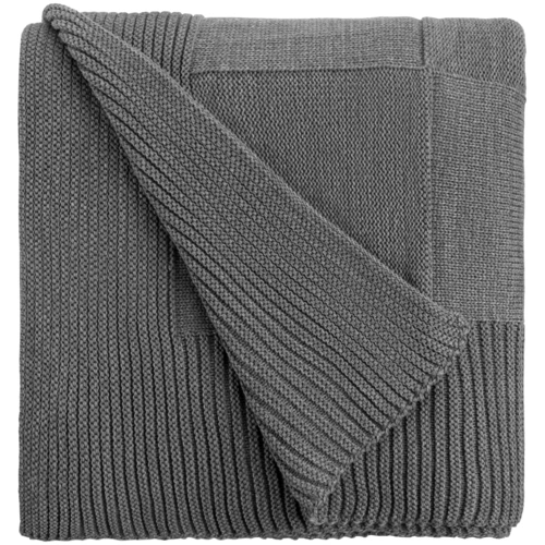 Плед Chess Queen, ver.2, серый меланж Плед Chess Queen, ver.2, серый меланж