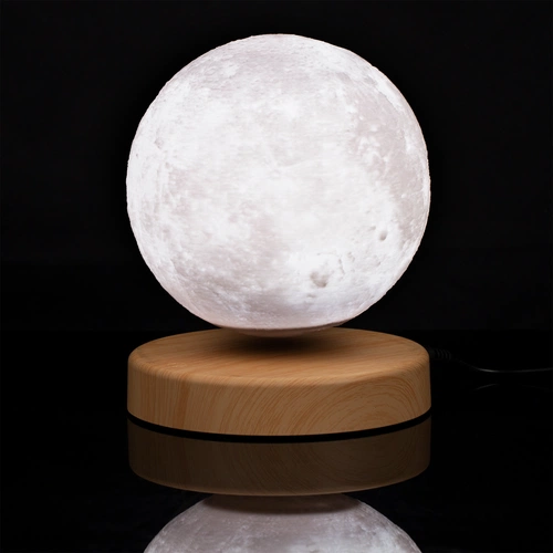 Левитирующая луна MoonFlight с пластиковой подставкой Левитирующая луна MoonFlight с пластиковой подставкой